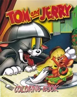کتاب رنگ آمیزی Tom and Jerry
