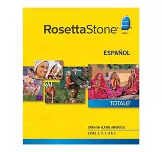 Rosetta Stone Spanish Mac and Windows DVD