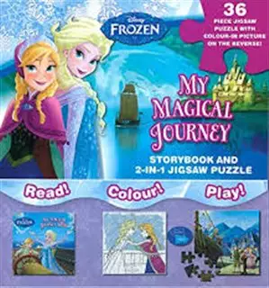 Disney Frozen My Magical Journey /Storybook and 2- in-1 Jigsaw Puzzle