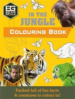 In The Jungle Colouring Book