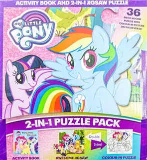 My Little Pony/ Activity Book And 2-In-1 Jigsaw Puzzle