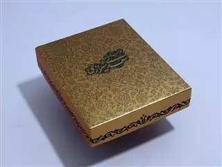 غزلیات سعدی شیرازی/ بغلی با جعبه گلاسه